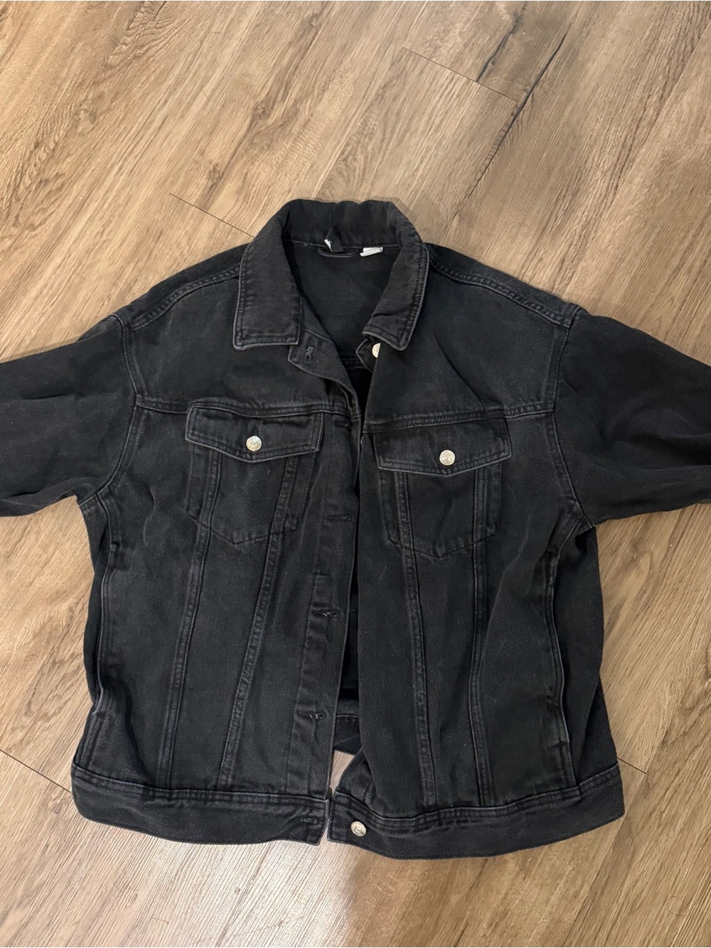 H&M Black Denim Jacket